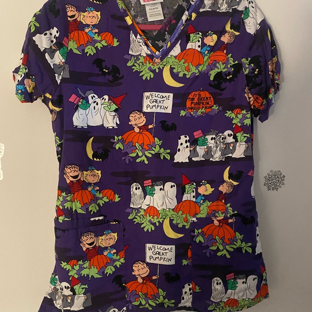 Scrub top character